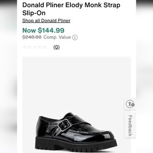 💰Donald J. Pliner Black Leather Dress Shoes